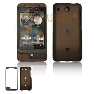  Premium Rubberized Brown Snap On Cover Hard Case Cell 