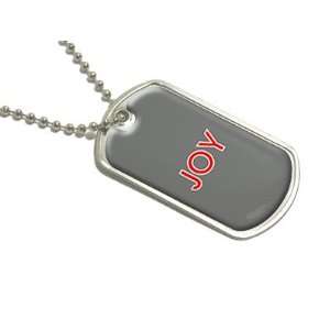 Joy   Military Dog Tag Luggage Keychain: Automotive