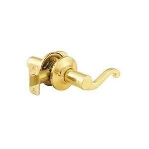    SL 3 Savannah Polished Brass Keyed Entry Leverset