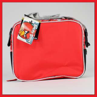   Birds Insulated Lincesed Lunch Bag   School Snack Box Red Iphone Rovio