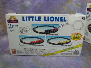 NEW IN BOX Little Lionel My First Train Set Lot of 4 With School O 