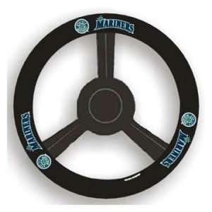  Seattle Mariners Leather Steering Wheel Cover: Automotive
