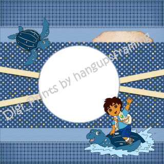 GO DIEGO GO~6 PRE MADE DIGITAL SCRAPBOOKING PAGES*CD~  
