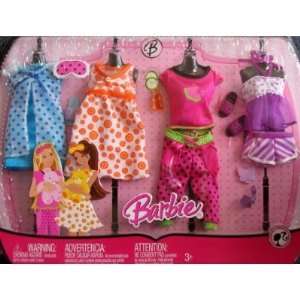  BARBIE Fashion Outfits Pajama Party Clothes: Toys & Games
