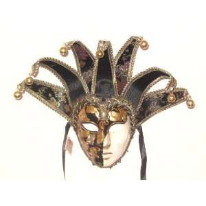  Black Jolly Beethoven Venetian Mask: Home & Kitchen