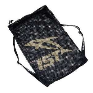 IST Mesh bag drawstring with carrying strap   Black  