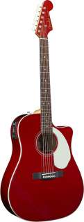 Fender Sonoran SCE Cutaway Acoustic Electric Candy Apple Red Fishman 