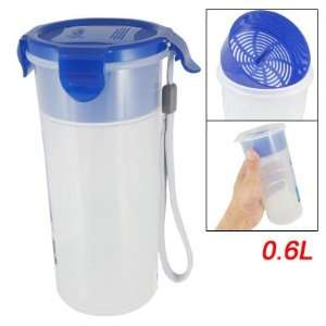   Lid Clear Plastic Leakproof Cup Water Bottle 0.6L: Sports & Outdoors