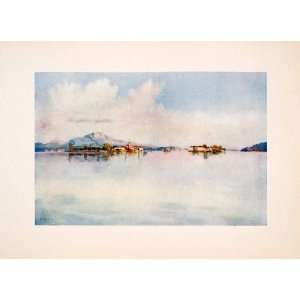 1908 Print Isola Bella Pescatori Island Commune Italy Lake Maggiore Du 
