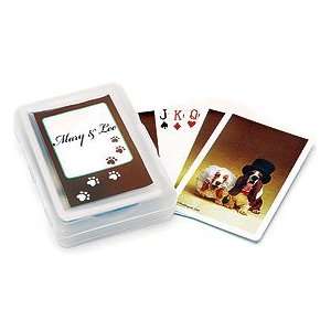  Playing Card Favors sample   Bride and Groom Hounds 