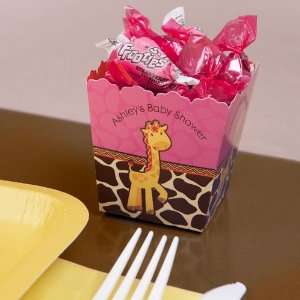  Giraffe Girl   Personalized Candy Boxes for Baby Showers 