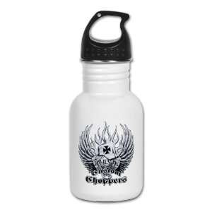  Kids Water Bottle US Custom Choppers Iron Cross Hat and 