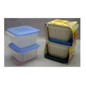    4 Piece Set Food Storage Square Case Pack 36: Kitchen & Dining