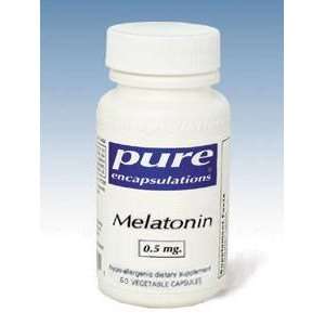  Pure Encapsulations Melatonin 0.5 mg   60 capsules Health 