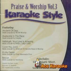  Daywind Karaoke Style CDG #9685   Praise & Worship Vol.3 
