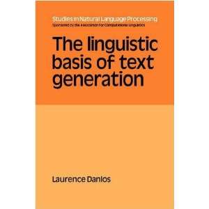   in Natural Language Processing) [Paperback] Laurence Danlos Books