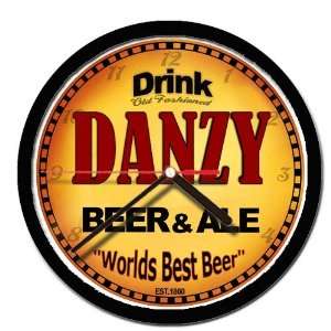  DANZY beer ale wall clock 