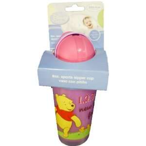   Disney Pooh 8 Oz Sports Sipper Cup & Straw BPA free   1 Pack Cup: Baby