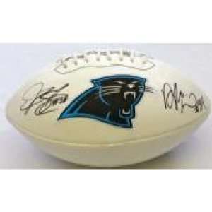 Jonathan Stewart Signed Ball   Deangelo Williams   Autographed 