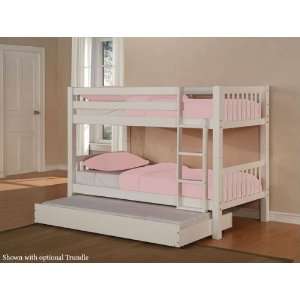  Powell White Twin over Twin Bunk Bed Furniture & Decor