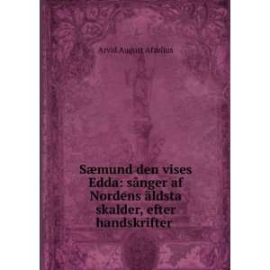   , efter handskrifter . Arvid August Afzelius  Books