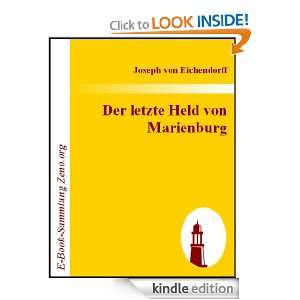 Der letzte Held von Marienburg : Trauerspiel (German Edition): Joseph 