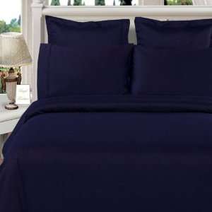 Olympic Queen Solid Navy 550 Thread count 100% Egyptian cotton Sheet 