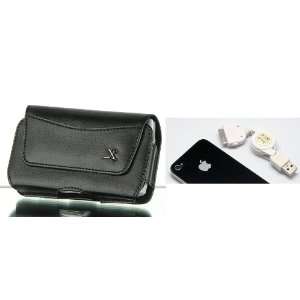   black pouch Case With holster belt clip Cell Phones & Accessories