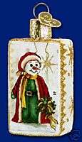 ROBED SNOWMAN I.A. OLD WORLD CHRISTMAS ORNAMENT 99817  
