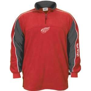 Detroit Red Wings Match Up Pullover Jacket:  Sports 