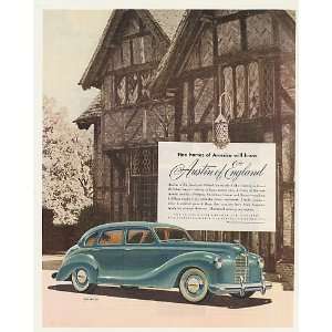 1948 Austin Devon Motor Car Fine Homes of America Print Ad (43349 