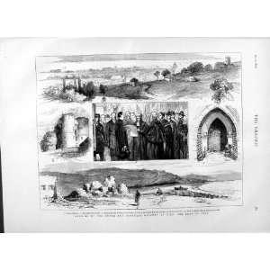   1874 HYTHE SANDGATE RAILWAY DUKE TECK CHURCH SALTWOOD
