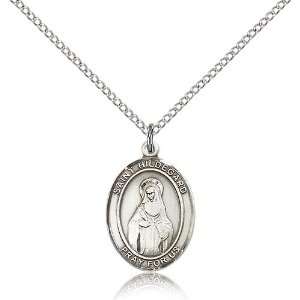  .925 Sterling Silver St. Saint Hildegard Von Bingen Medal 