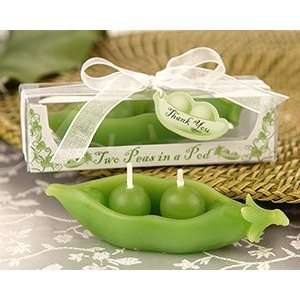  Two Peas in a Pod Candle in Ivy Print Gift Box
