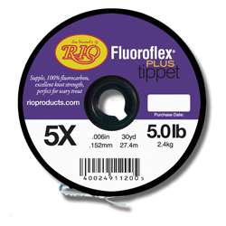 Rio Fluoroflex Plus Tippet Guide Spool 110yd 4X  
