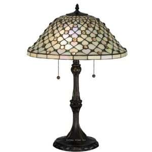 Diamond & Jewel Table Lamp 25 Inches H