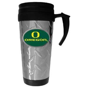   Ducks NCAA Team Logo Diamond Plate Travel Mug: Sports & Outdoors
