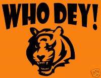 Who Dey T Shirt * Cincinnati Bengals, Football, NFL  