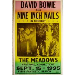  David Bowie and Nine Inch Nails at The Meadows in 