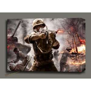 NDS CALL OF DUTY DIGITAL ARTWORK PAINTING ON CANVAS MOUNTED W GALLERY 