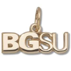 Bowling Green State Falcons 3/16 BGSU Charm   Gold Plated Jewelry 