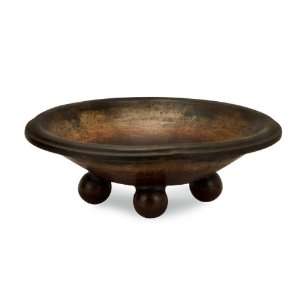  16 Oversize Brown Central American Inspired Bowl with 