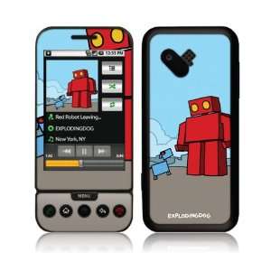   Mobile G1  EXPLODINGDOG  Red Robot Skin Cell Phones & Accessories