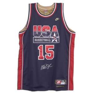   Magic Johnson Autographed 1992 Team USA Nike Jersey: Sports & Outdoors