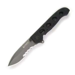 Columbia River Knife and Tools M21 12G Black Folding Work Knife with 