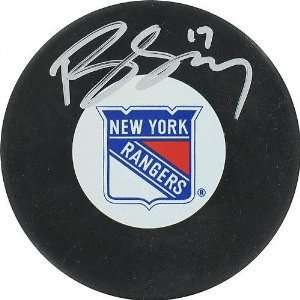  Brandon Dubinsky New York Rangers Autographed Hockey Puck 