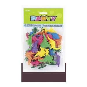    28 Mini Neon Dinosaurs (Filler Party Favors ): Toys & Games