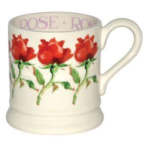 Emma Bridgewater Flowers Rose 1/2 Pint Mug:  Kitchen 
