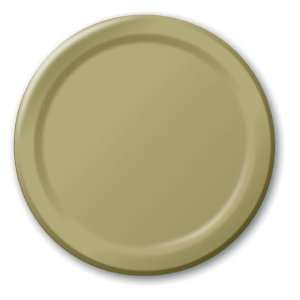  Sage Green Paper Dinner Plates
