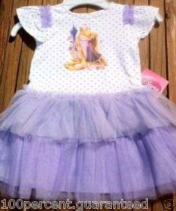 Disney Tangled Rapunzel   Baby Girl   Tulle Tutu Dress   NWT 12 m 18 m 